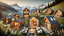 Load image into Gallery viewer, Switzerland Four Valleys  Luxury Tiny House Resort