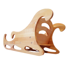 Load image into Gallery viewer, Wooden Snow Sleigh Handcrafted for Kids