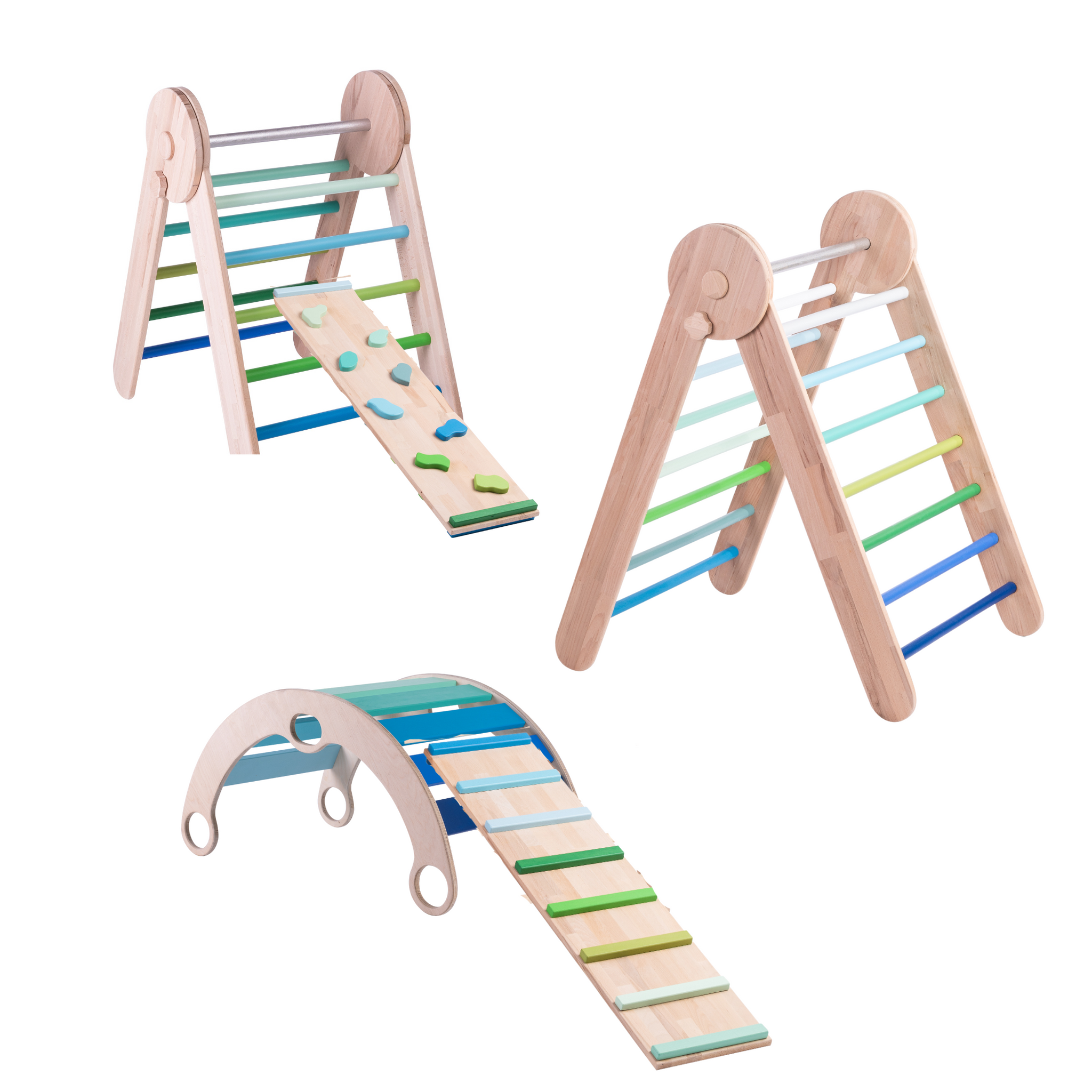 Pikler Triangle Climbing Play Set — AlignedPlay