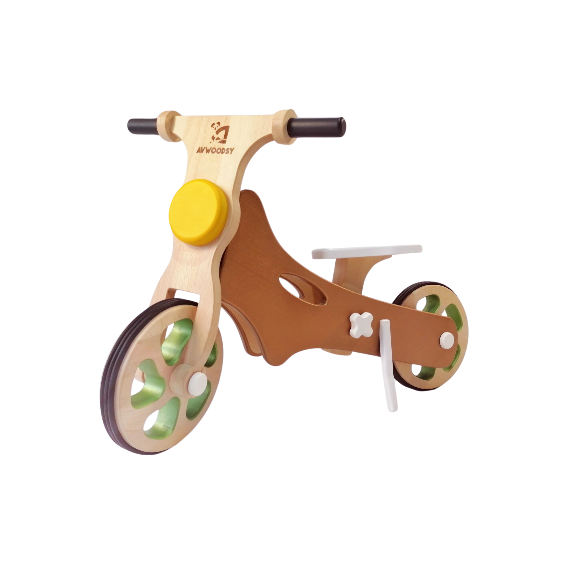 Swiss Handcrafted Montessori Balance Bike AVWoodSy AG