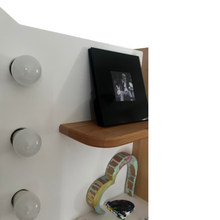 Load image into Gallery viewer, Large Vanity desk with mirror and lights