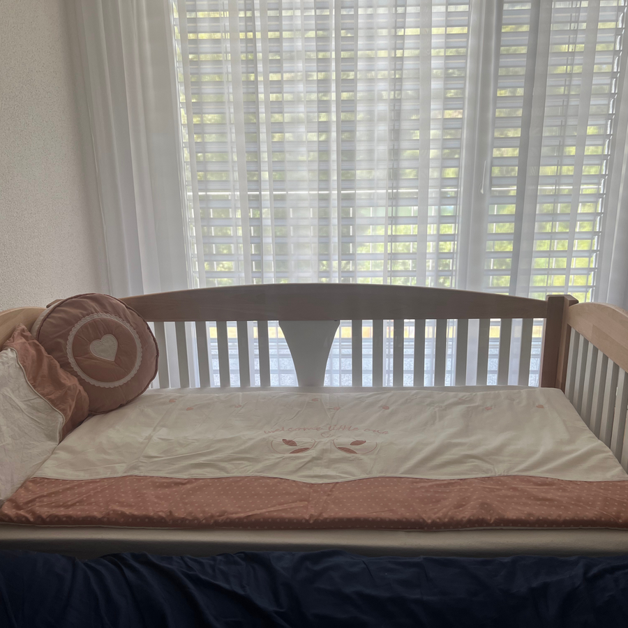 Elysian Embrace - Classic Bed Modern Crib