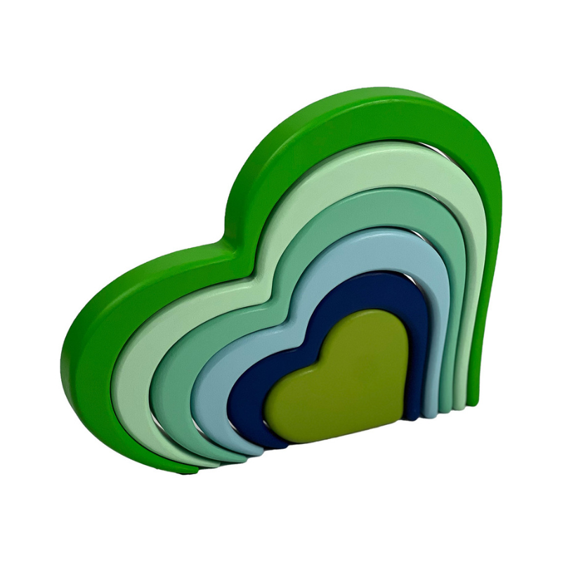 Aurora's Embrace Borealis Heart Collection with 6 layers