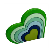Load image into Gallery viewer, Aurora's Embrace Borealis Heart Collection with 6 layers