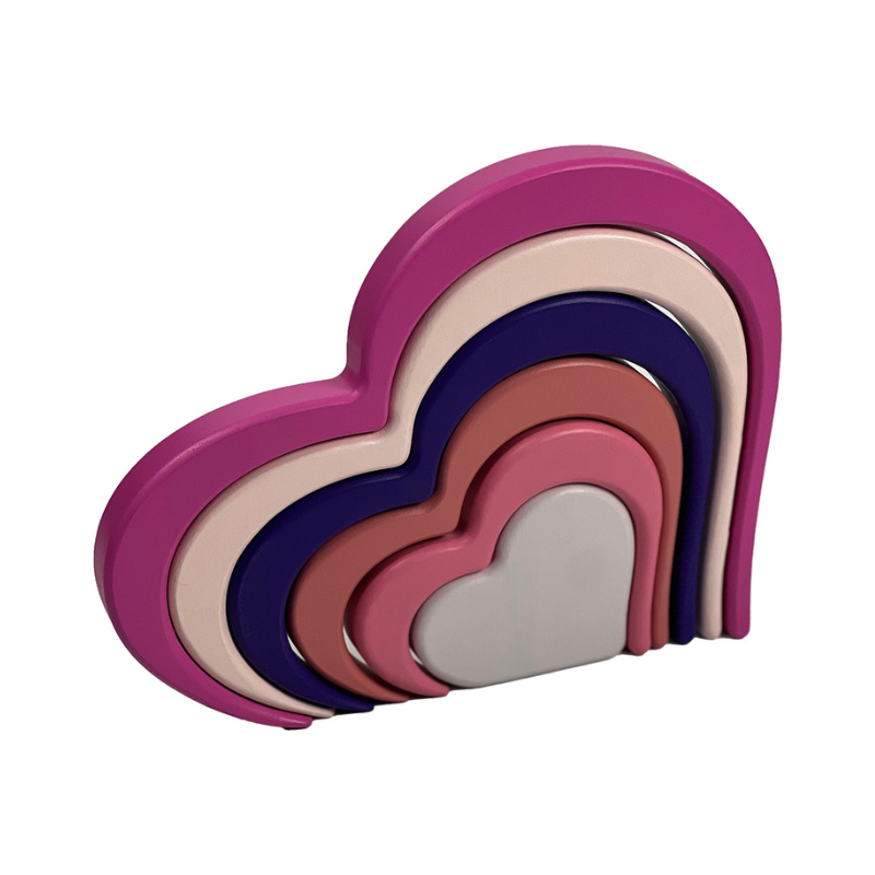 Blossoming Love Enchanting Cherry Blossom Heart with 6 layers