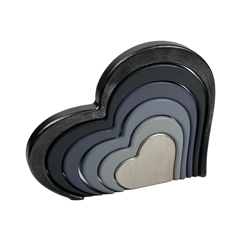 Stellar Love 6-Layer Moondust Heart Collection