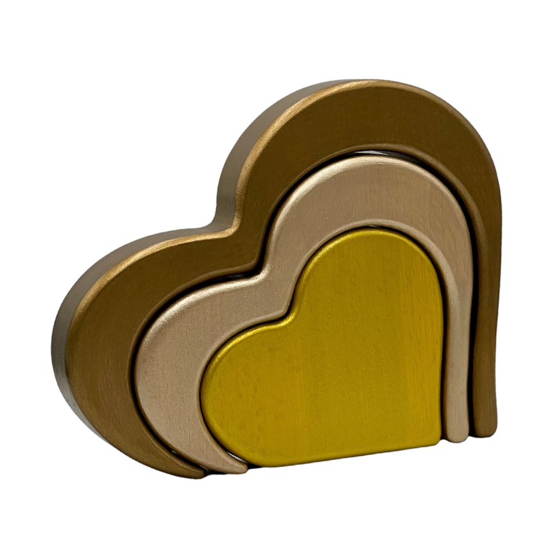 Valentine Golden Heart - Personalized Adornments & Gifts