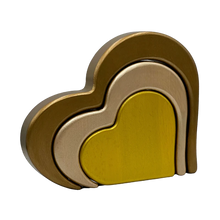 Load image into Gallery viewer, Valentine Golden Heart with personalised engraving