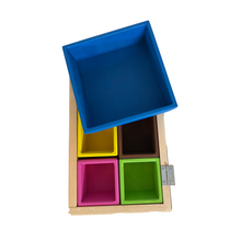 Load image into Gallery viewer, AVWoodSy Montessori Tri-Storage Play Desk