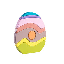 Load image into Gallery viewer, AVWoodSy Waldorf 8-Piece Enchanting Egg Stacker