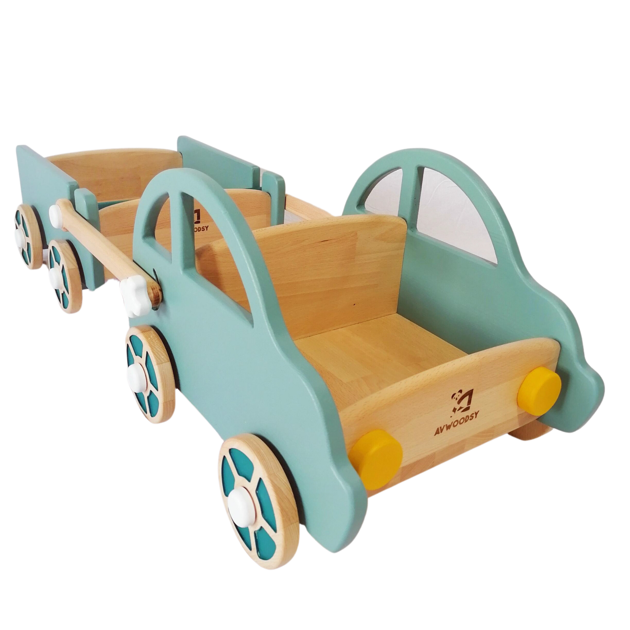 Montessori Lauflernwagen (Alter 9-18m): Hochwertiges Design