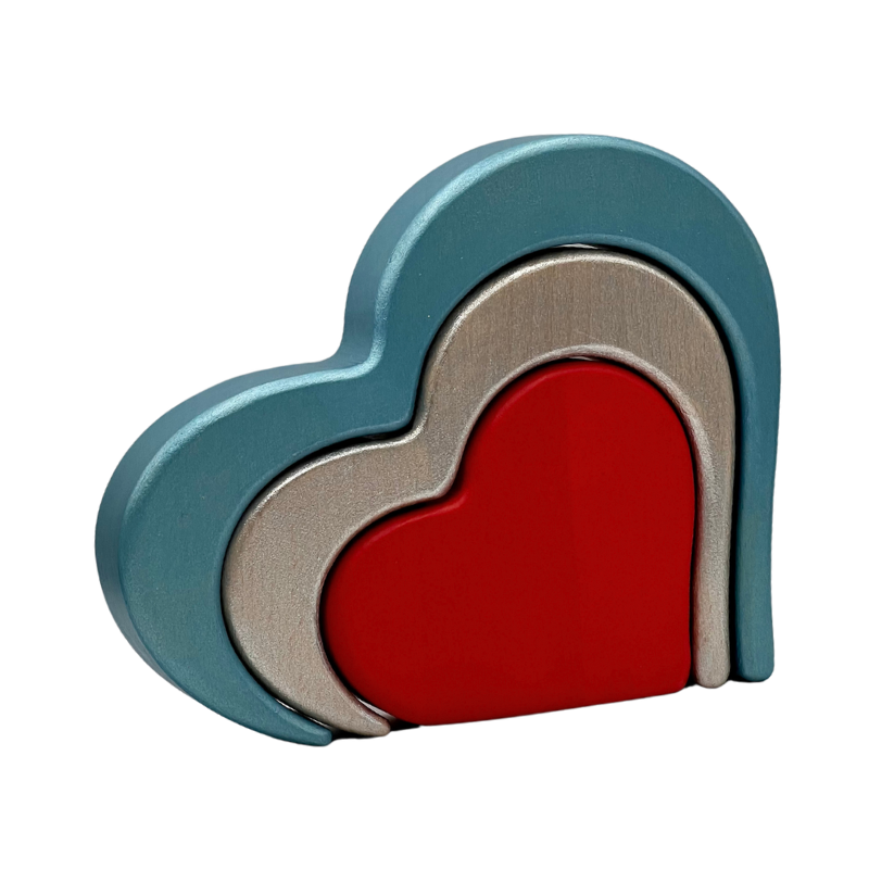 Valentine Blue Heart - Personalisierte Verzierungen & Geschenke