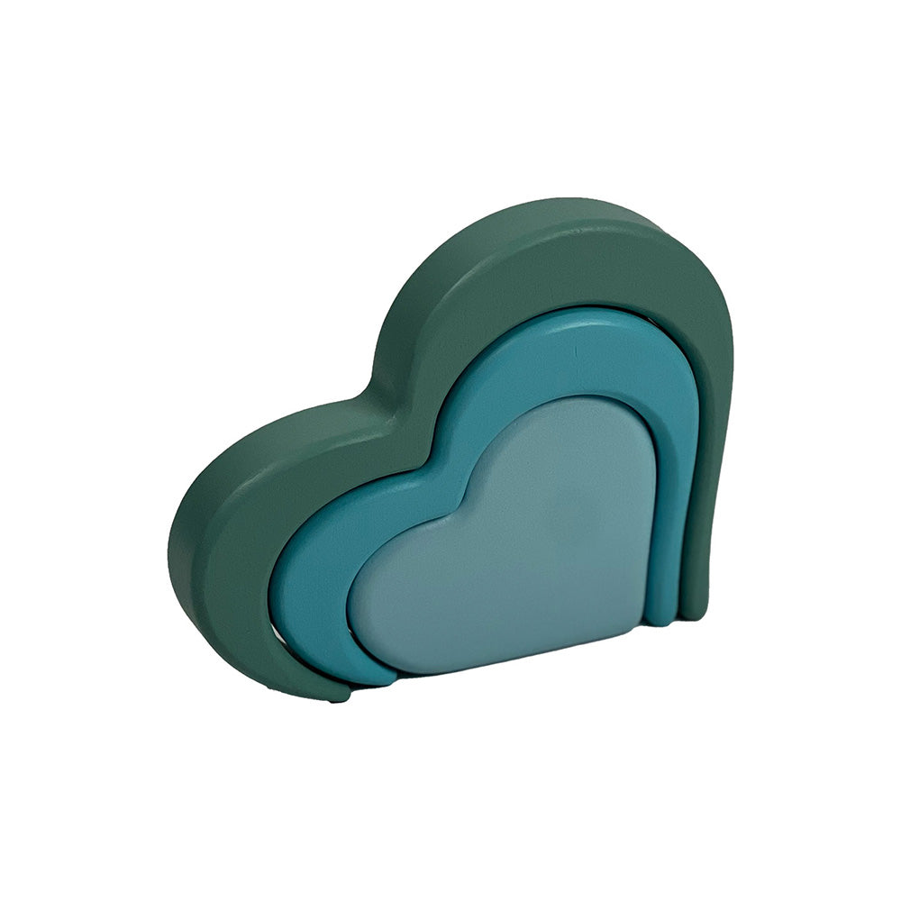 Serenity Unveiled Atlantic Waves Heart Collection avec 3 couches