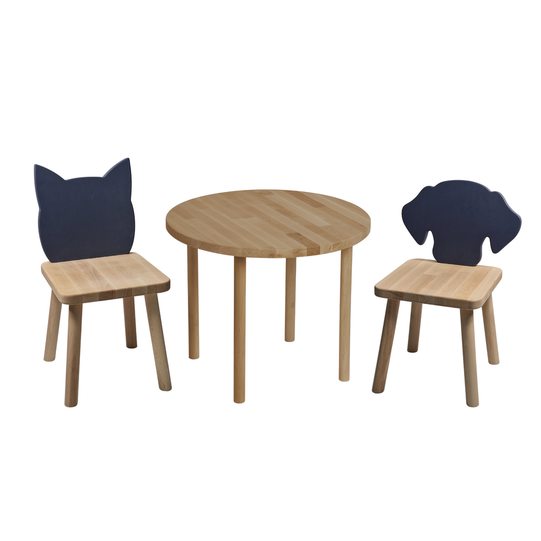 Set sedia e tavolo per bambini Animali - AVWoodSy AG